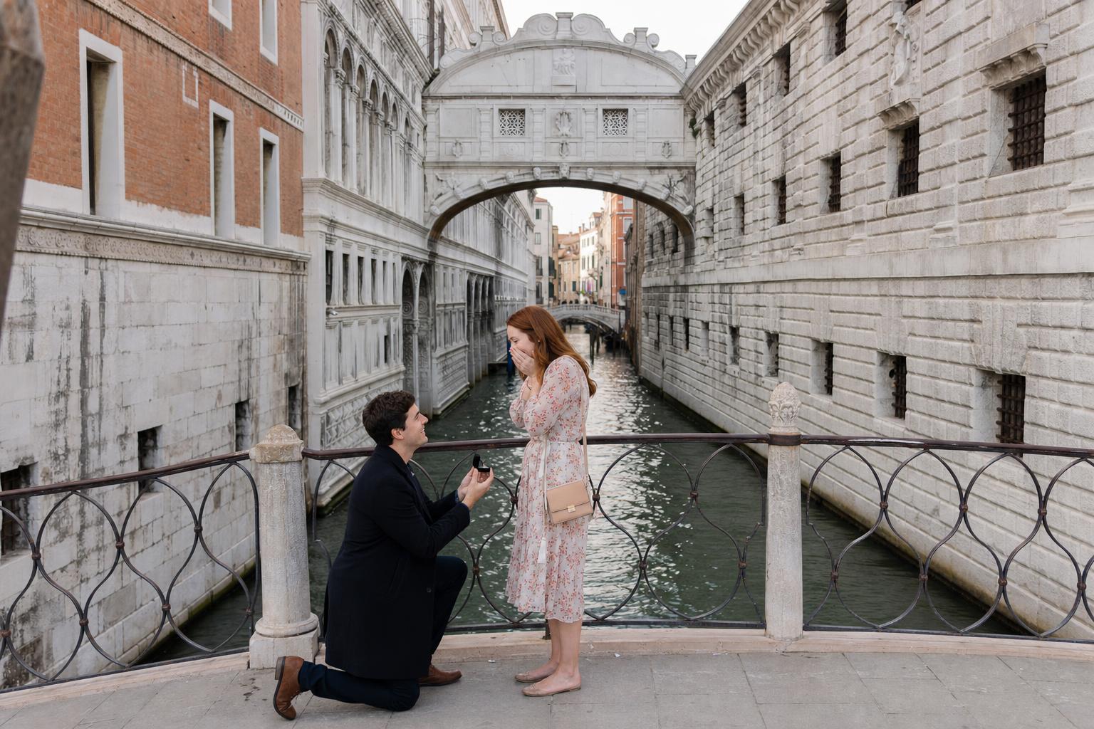 Ponte della Paglia - marriage proposal in Venice