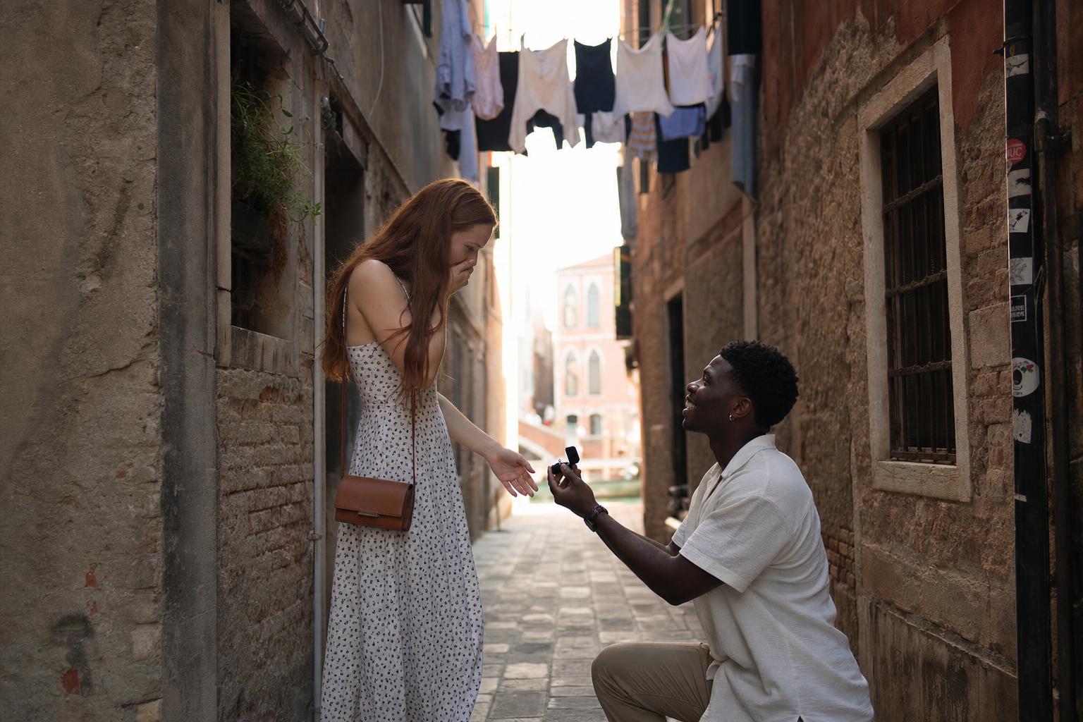 Surprise proposal Venice - marriage proposal in Venice