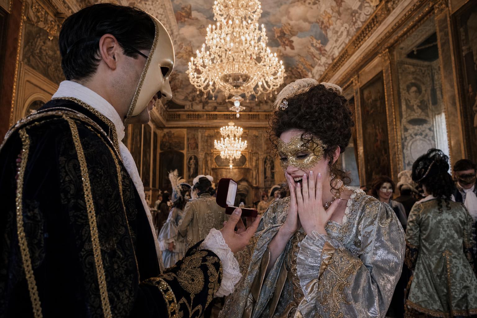 Interactive - marriage proposal in Venice