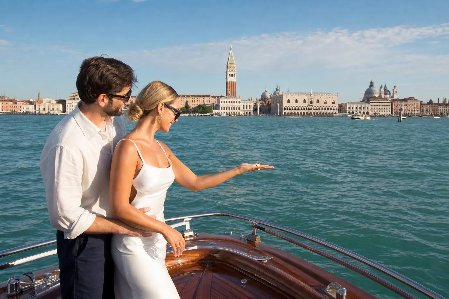 Adventurous - marriage proposal in Venice