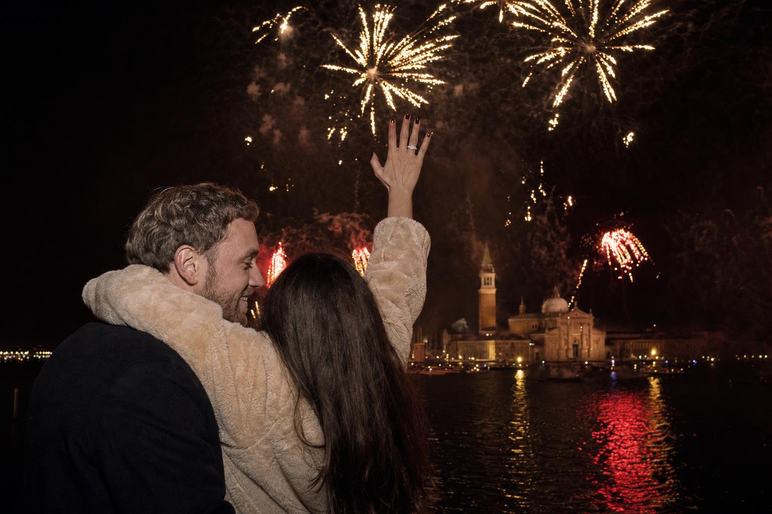 New Year proposal Venice - marriage proposal in Venice