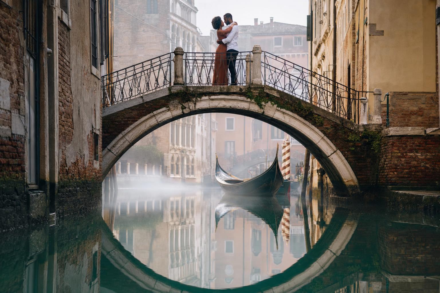 Italian bridge proposals - marriage proposal in Venice