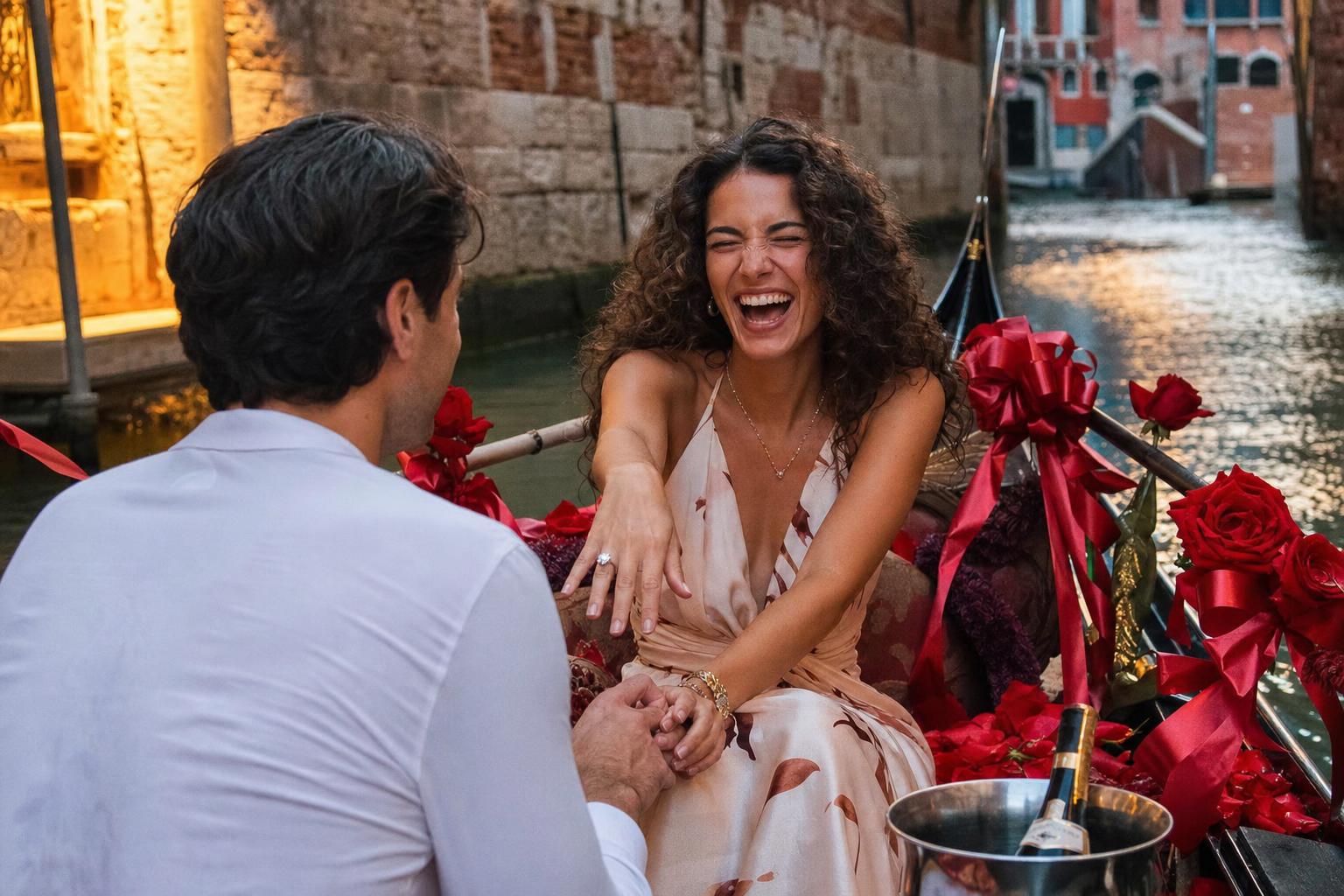 Valentine's Day proposal - marriage proposal in Venice